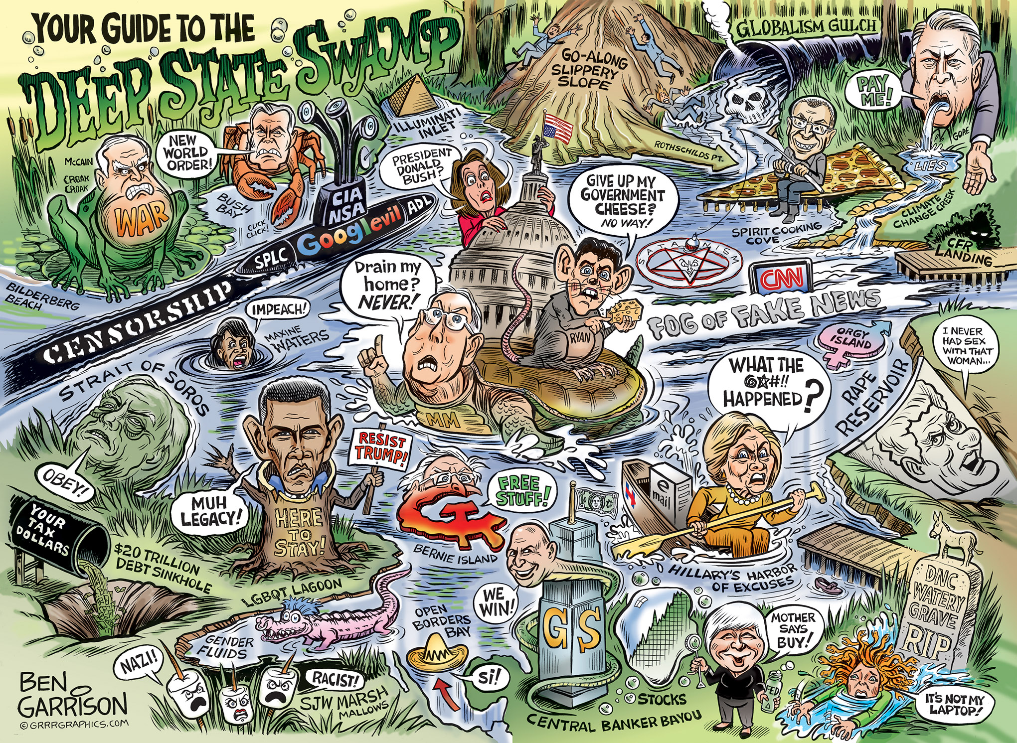 guide-to-deep-state-swamp-ben-garrison