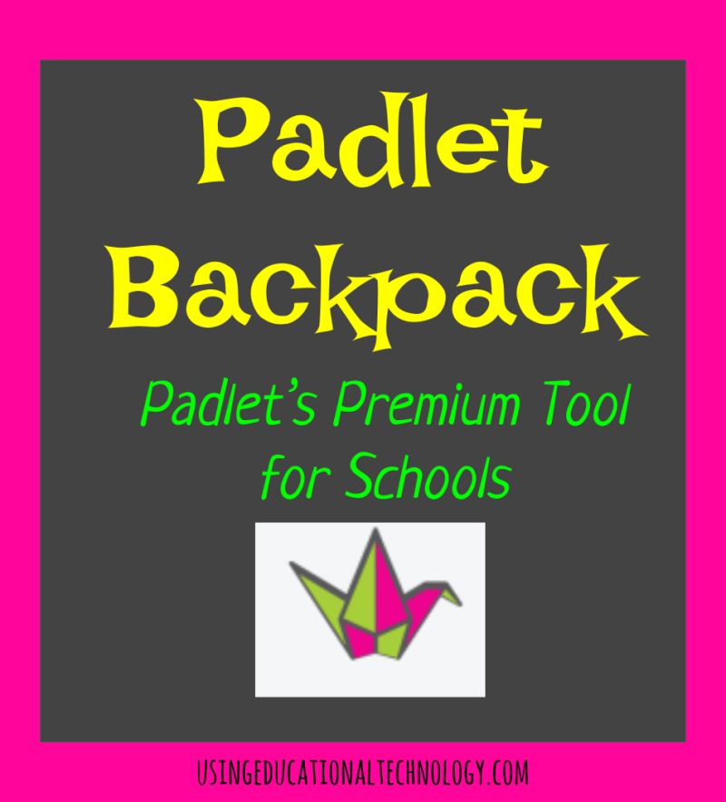 Padlet Backpack Saints Teacher Tech - Premium Dark Art Gallery - High Resolution
