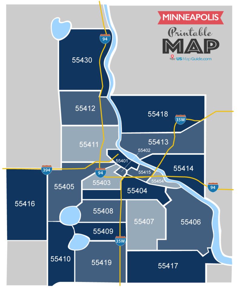 Minnesota Zip Code Map Us Map Guide - Best Gradient Photos in HD