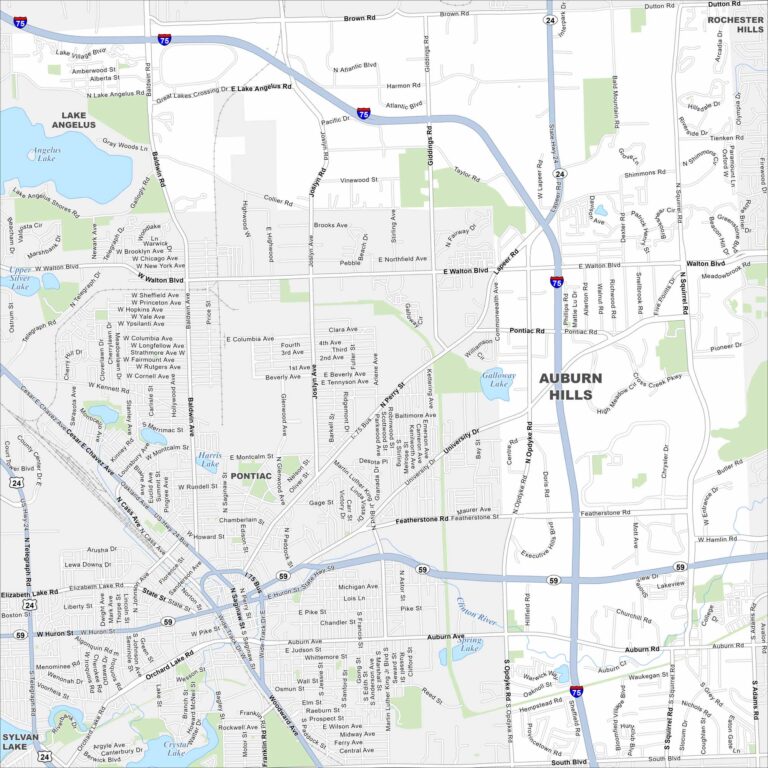 Map Of Auburn Hills Michigan US Maps Auburn Hills Map Michigan 768x768 