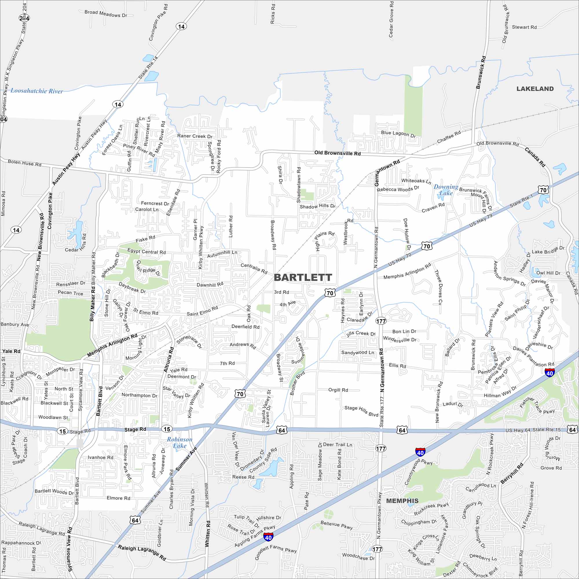 Map Of Franklin Tennessee US Maps Bartlett Map Tennessee 