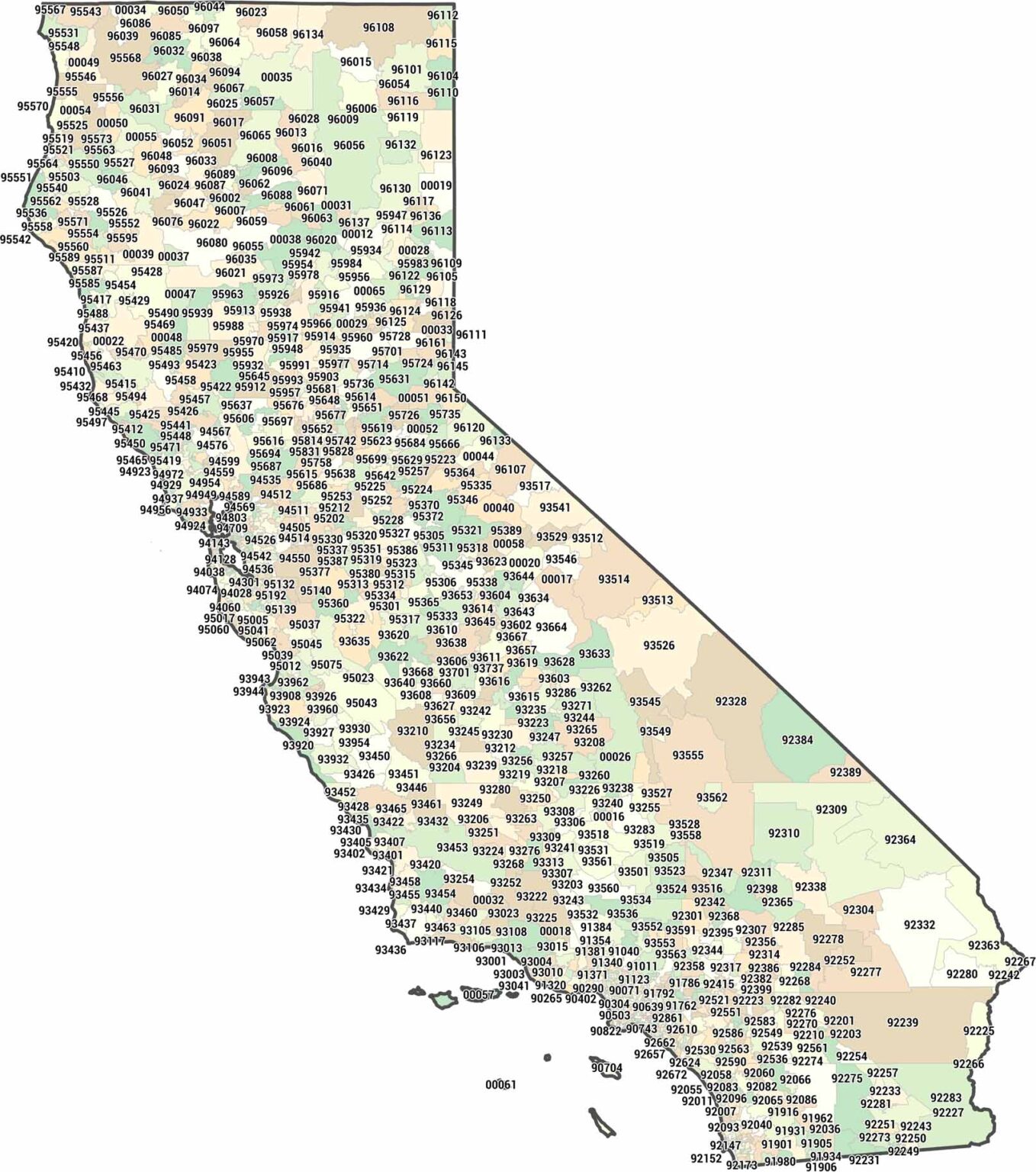 California Zip Code Map US Maps California Zip Code Map 1358x1536 