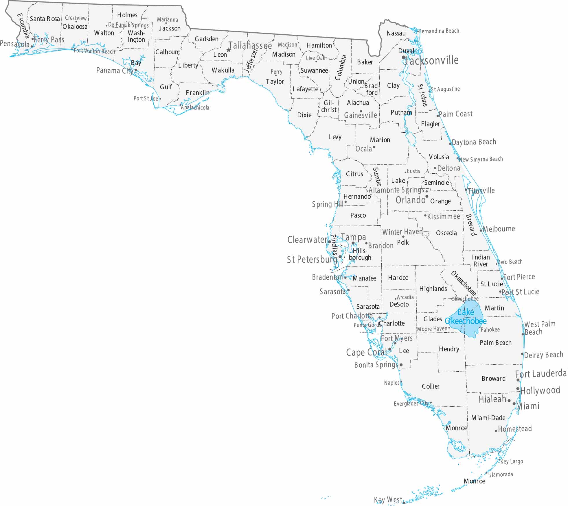 Map Of Bartow Florida US Maps Florida Counties Cities Map 