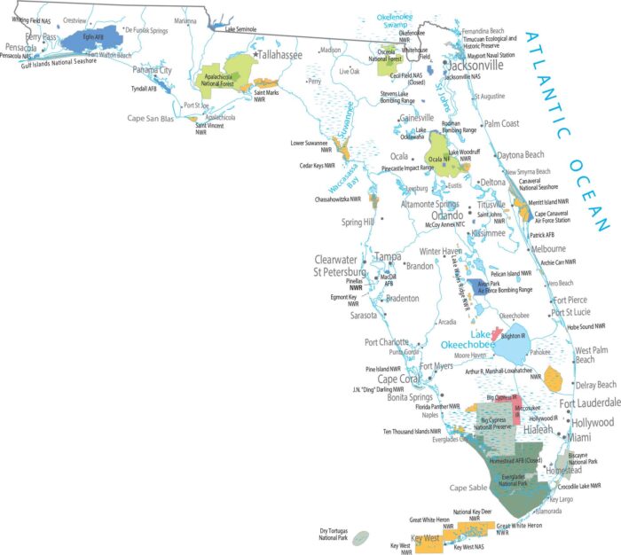 Map Of Bartow Florida US Maps Florida National Parks And Forests Map 700x626 