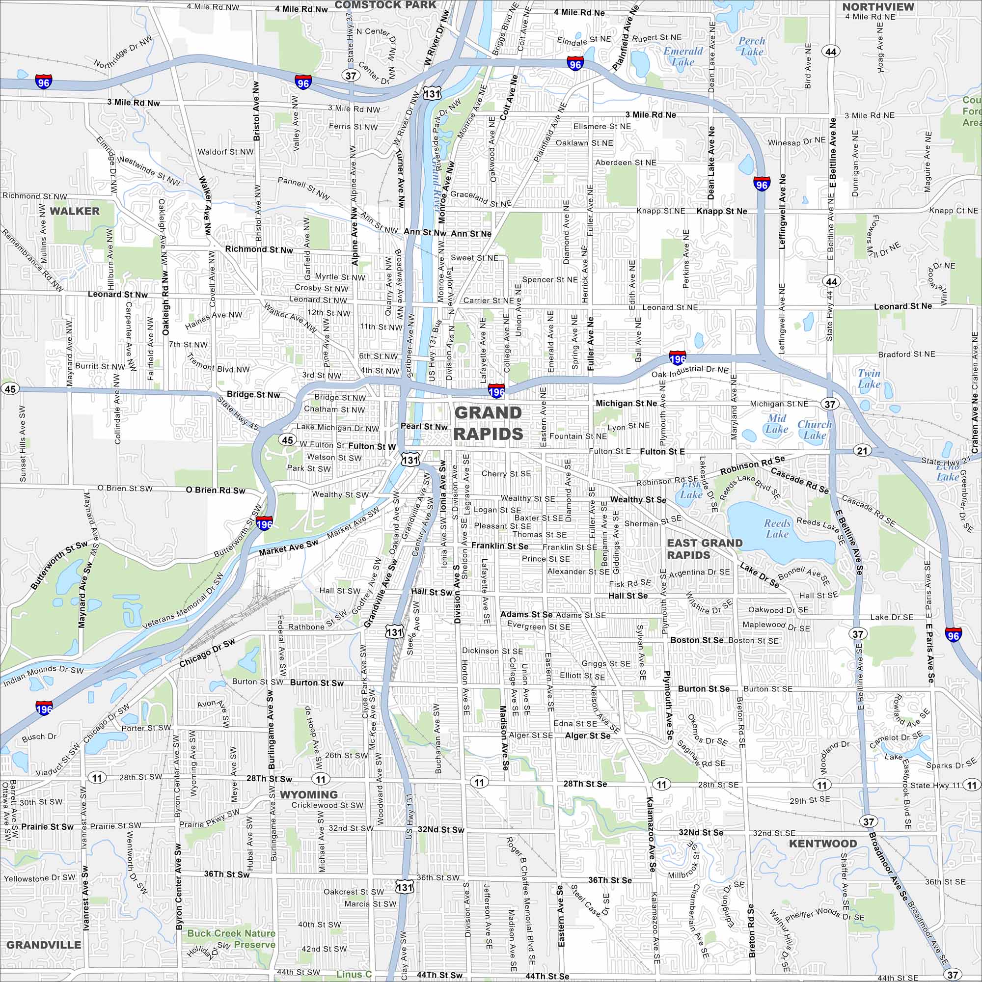 Map Of Grand Haven Michigan US Maps Grand Rapids Map Michigan 