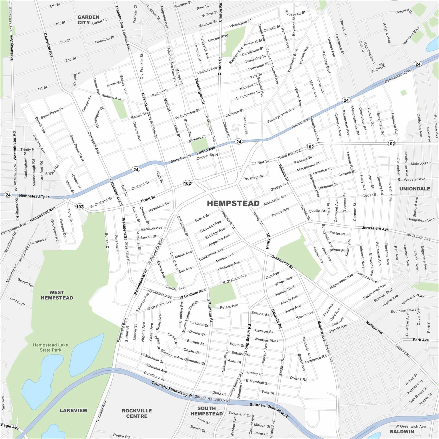 Map Of Hempstead New York US Maps Hempstead Map New York 1536x1536 