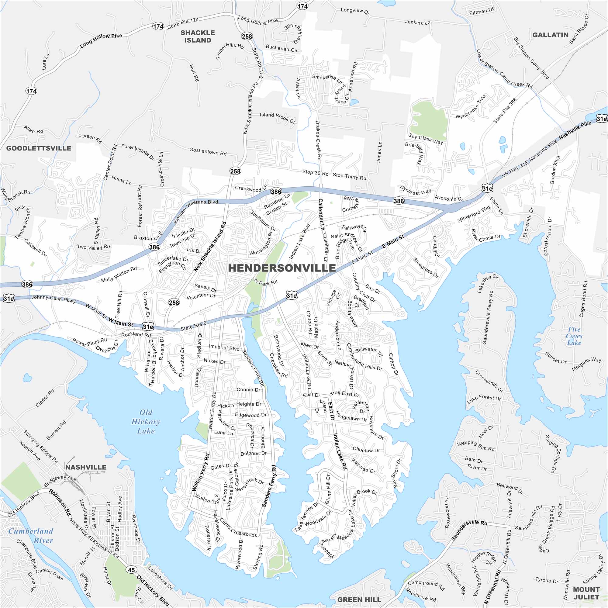 Map Of Mount Juliet Tennessee US Maps Map Tennessee 