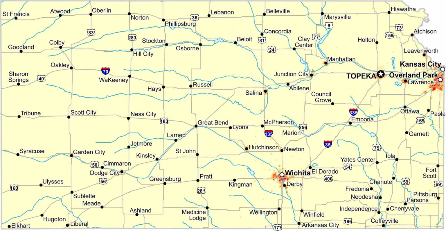 Kansas Zip Code Map US Maps Kansas Population Density Map 1536x798 