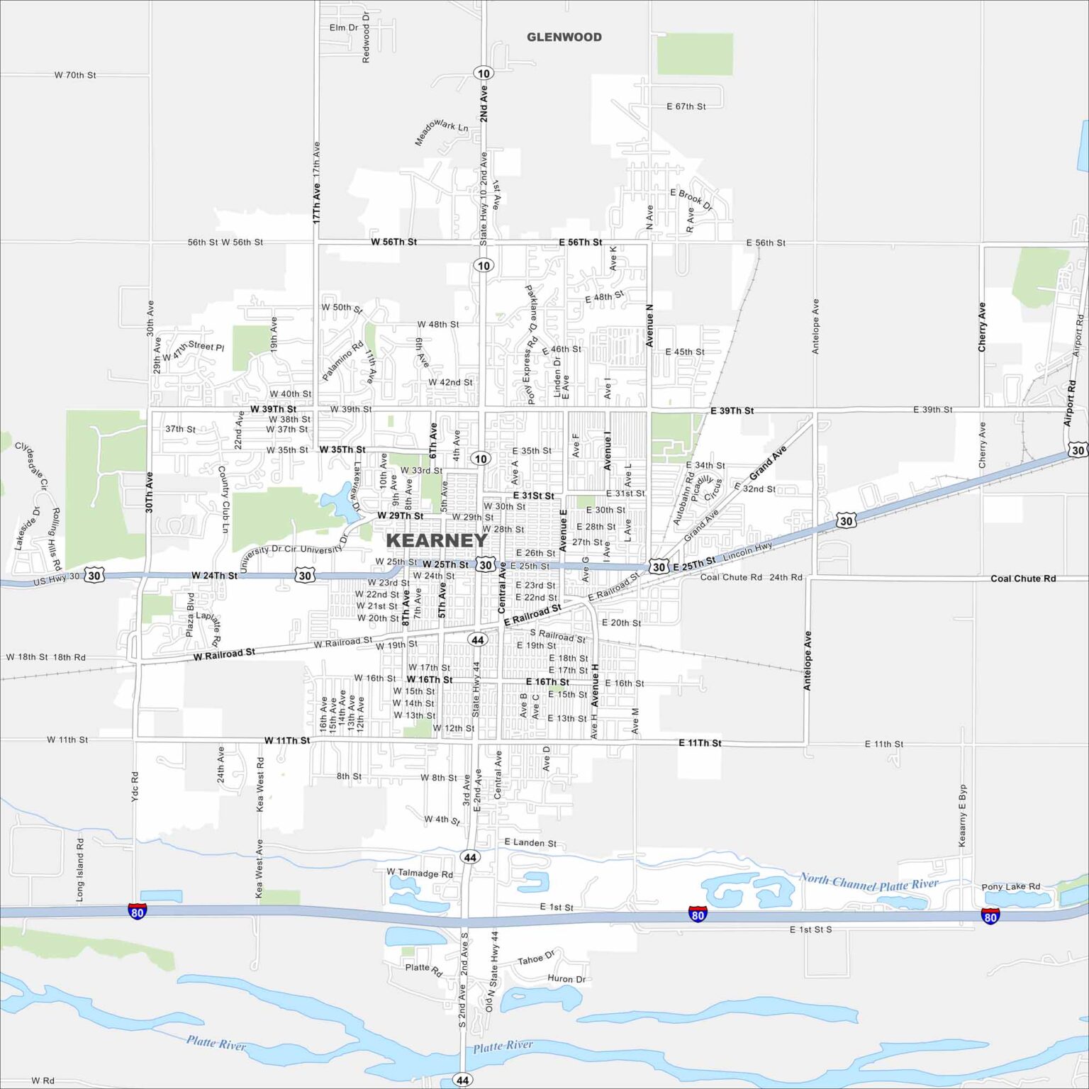 Map Of Omaha Nebraska US Maps Kearney Map Nebraska 1536x1536 
