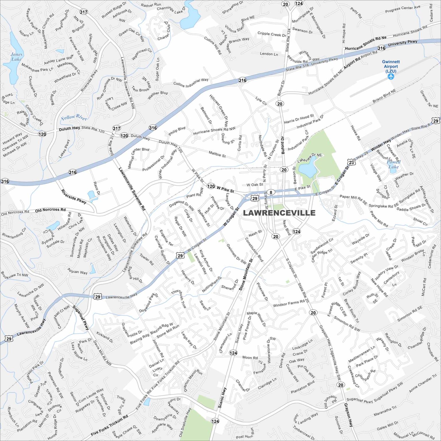 Map Of Georgia US Maps Map Georgia 1536x1536 