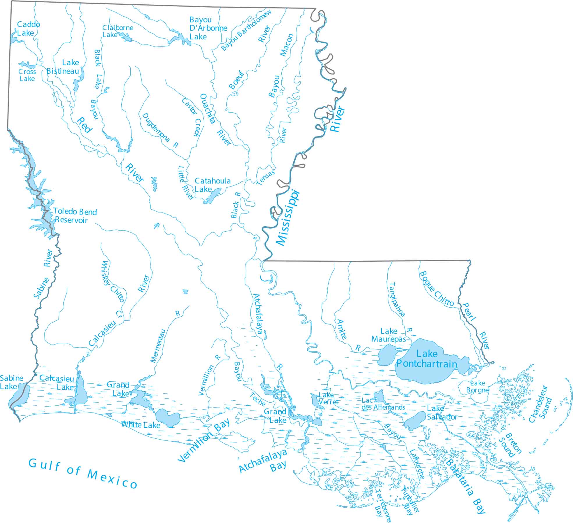 Louisiana Zip Code Map US Maps Lakes And Rivers.