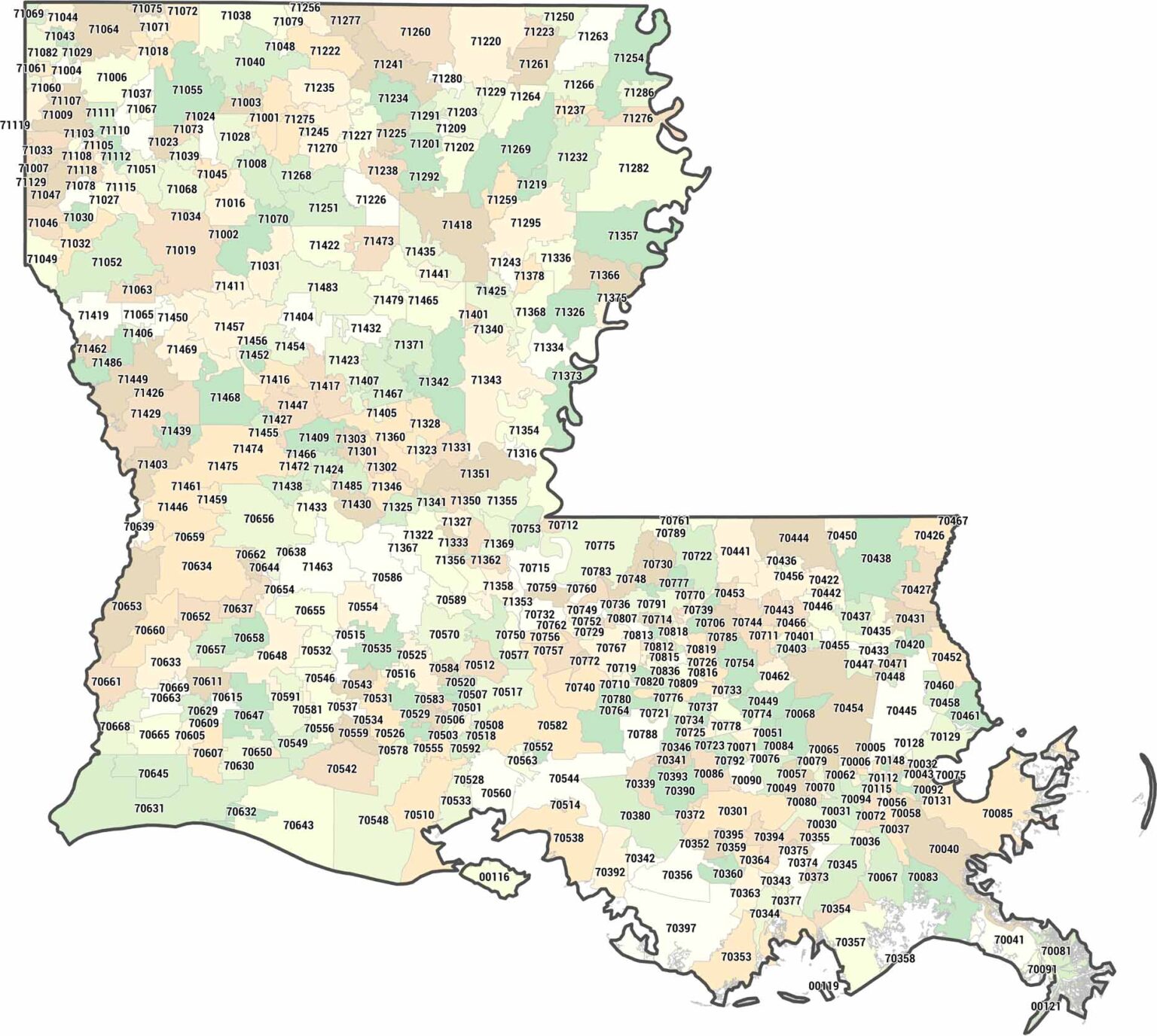 Louisiana Zip Code Map US Maps Louisiana Zip Code Map 1536x1376 