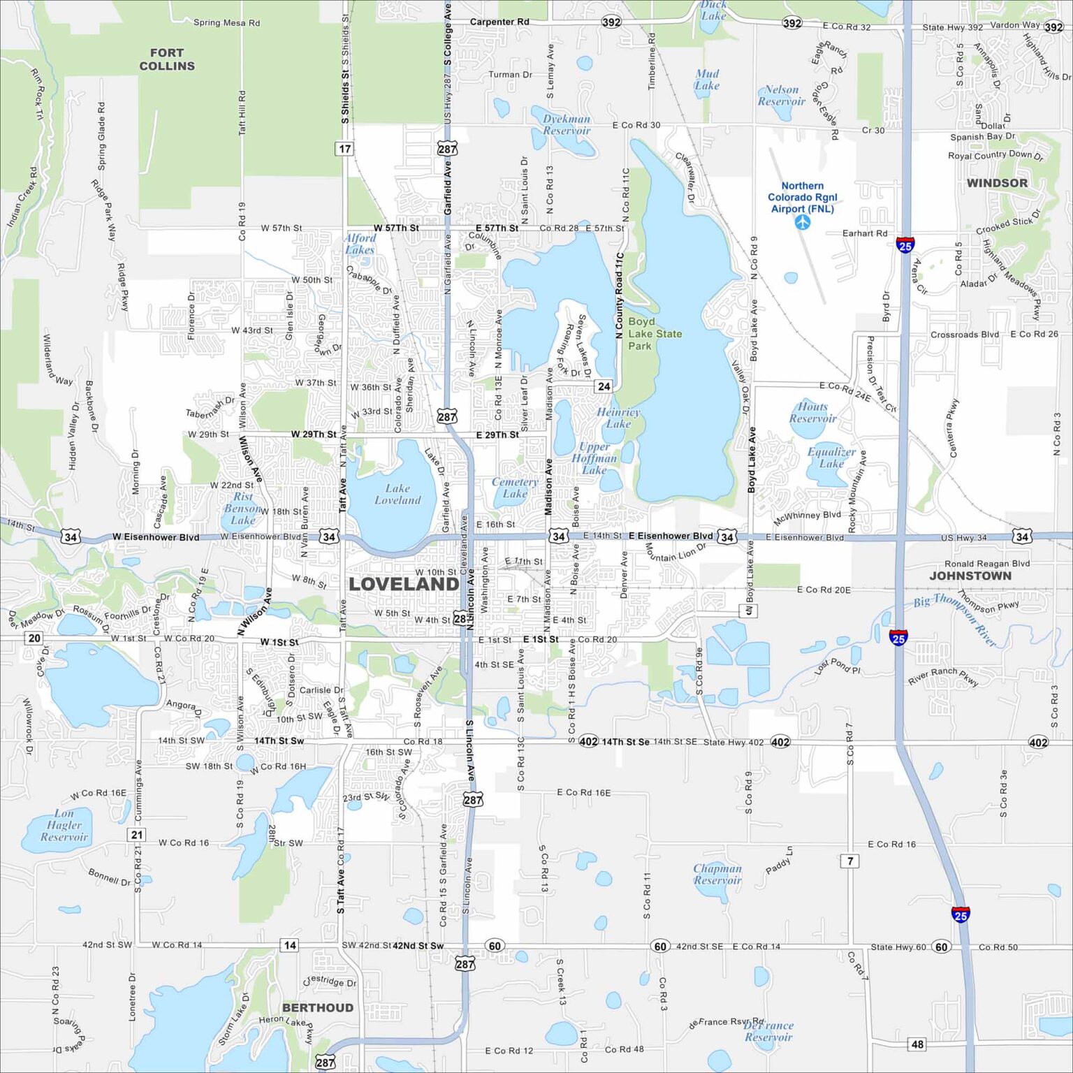 Map Of Loveland Colorado US Maps Loveland Map Colorado 1536x1536 