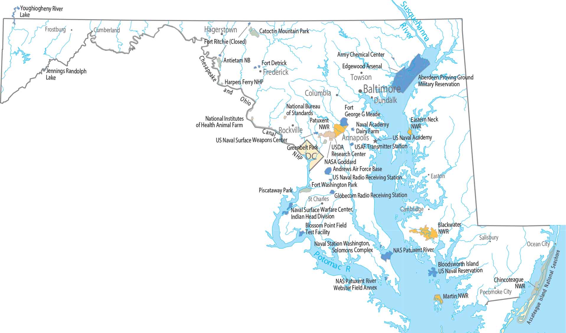 Maryland Zip Code Map US Maps Maryland National Parks And Forests Map 