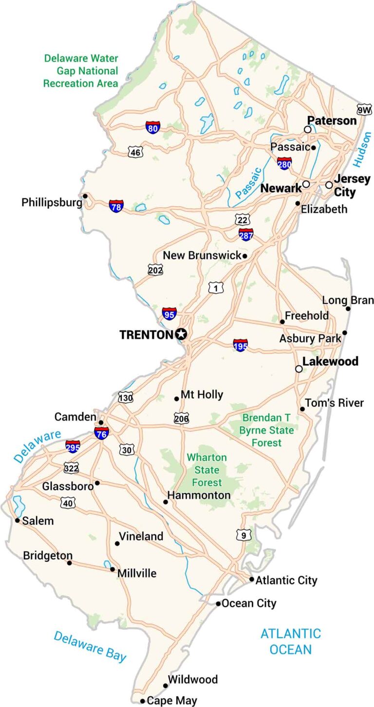Map Of New Jersey US Maps New Jersey Map 768x1450 
