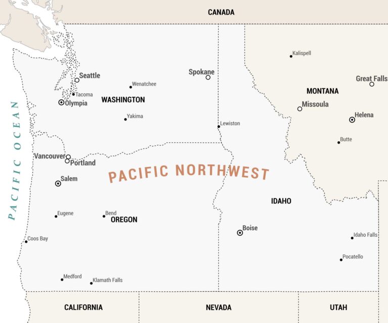 Northwest Indiana Map US Maps Pacific.
