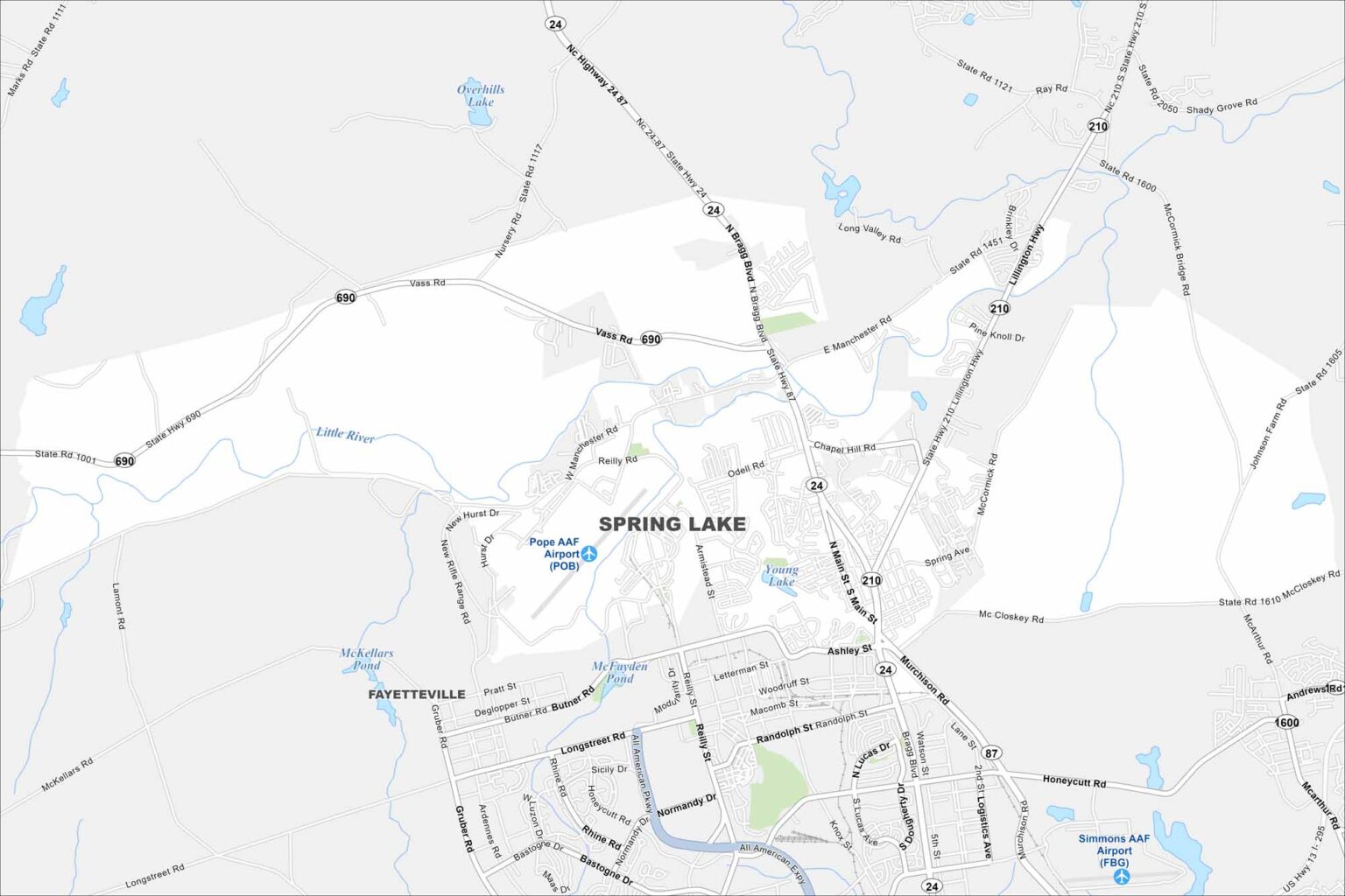Map Of Spring Lake North Carolina US Maps Spring Lake Map North Carolina 1536x1024 