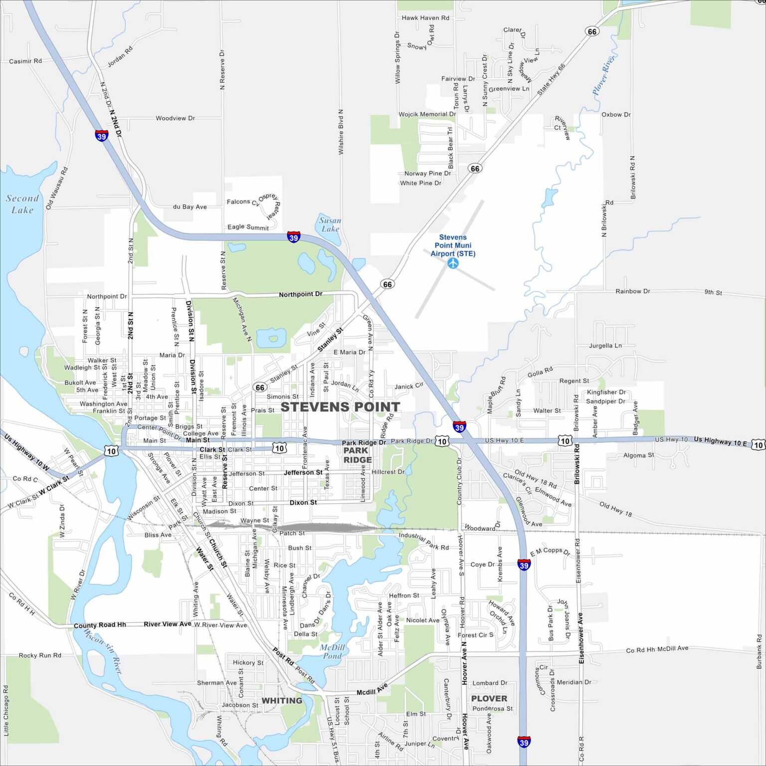 Map Of Stevens Point Wisconsin US Maps Stevens Point Map Wisconsin 1536x1536 