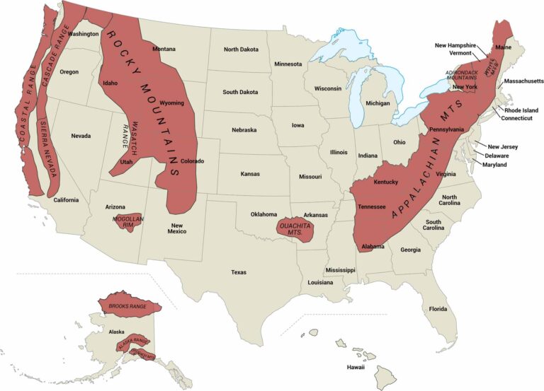 US Mountains Map US Maps US Mountains Map 768x553 