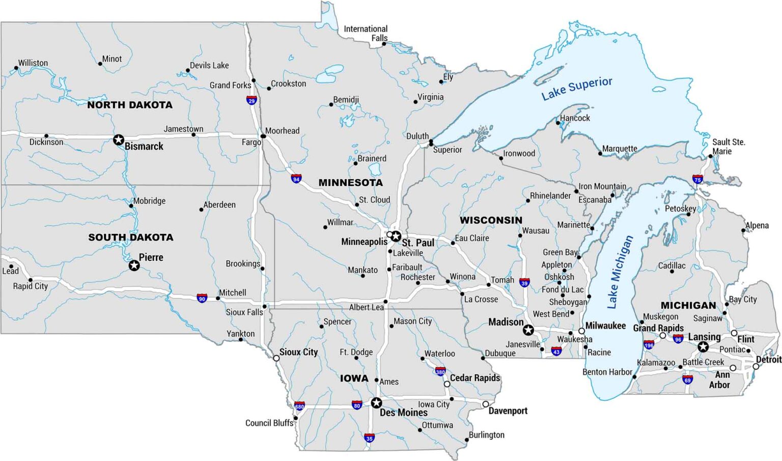 Quad Cities Map US Maps Upper Midwest Map 1536x905 