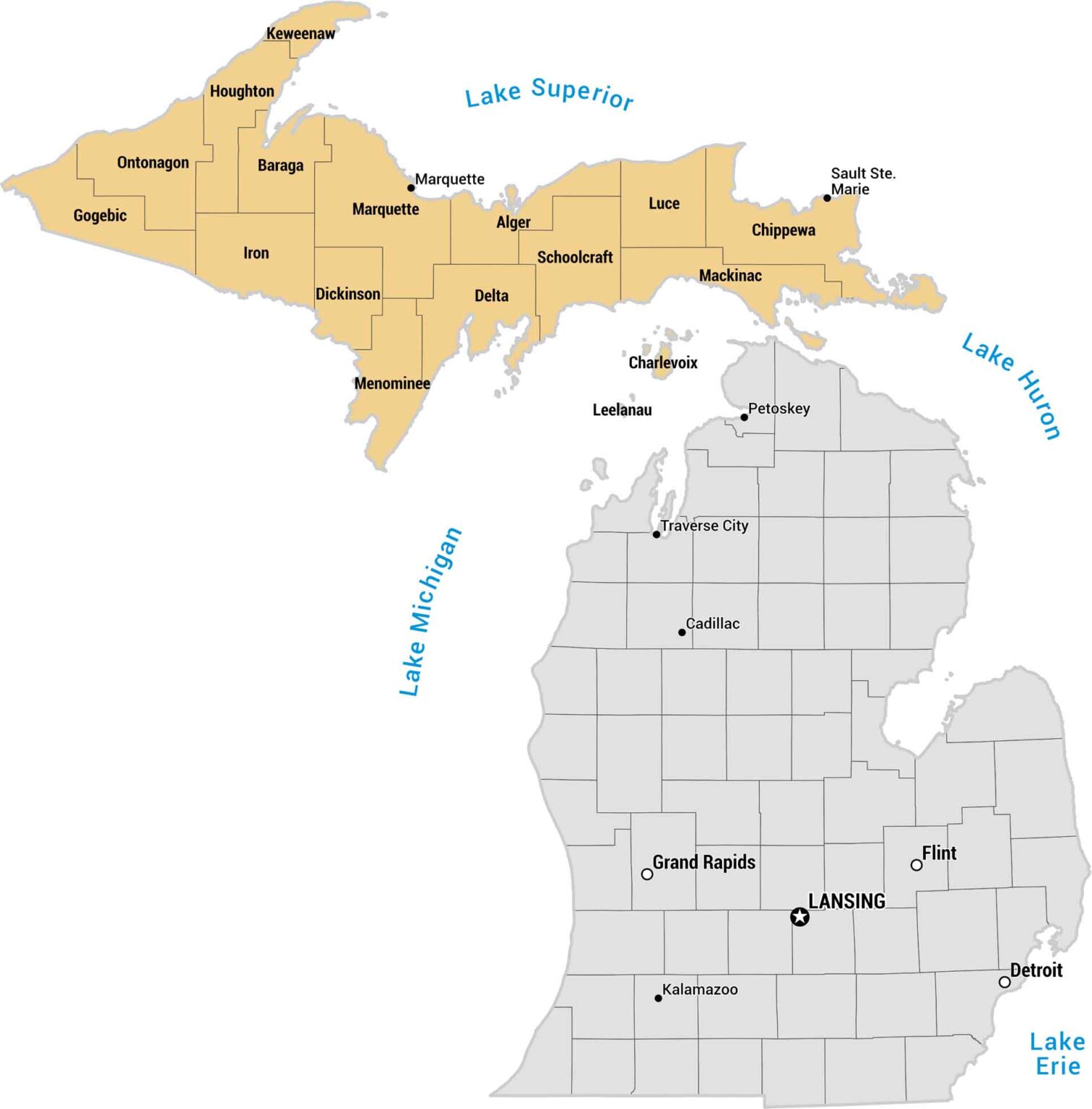 Michigan Thumb Map US Maps Upper Peninsula Michigan Map 1512x1536 