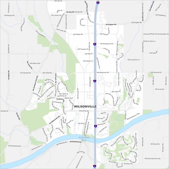 Map Of Wilsonville Oregon US Maps Wilsonville Map Oregon 700x700 