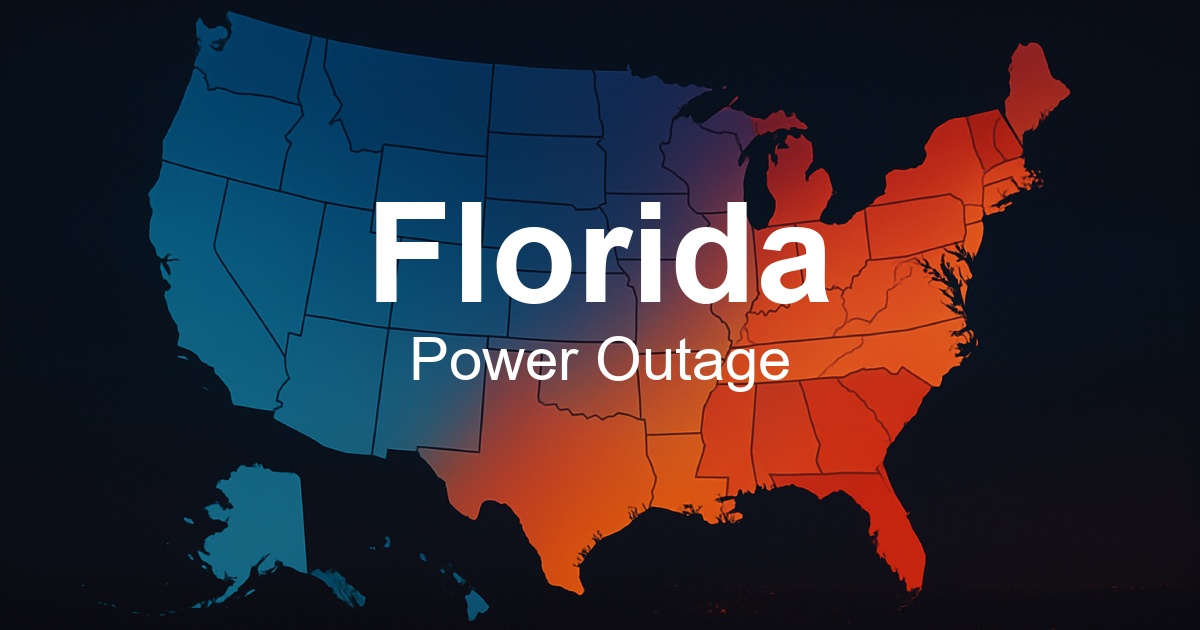 Florida Power Outages Live Outage Map Current Status Florida 