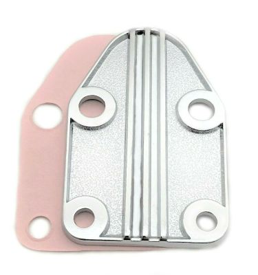 SBC Fuel Pump Block-Off Plate ? Finned