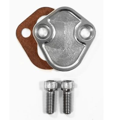 Billet Fuel Pump Block-Off Plate
