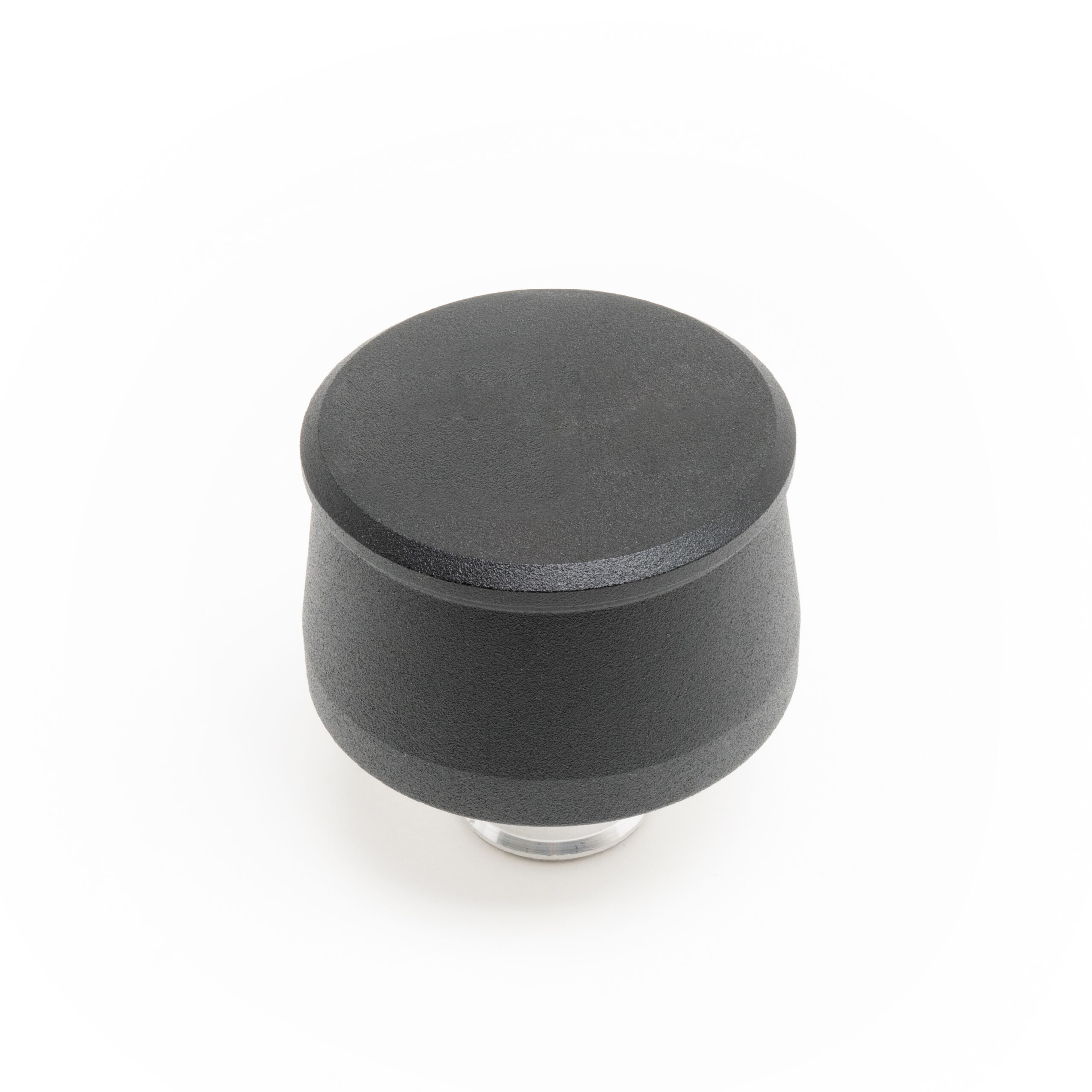 thumbnail image 2 of Hot Rod Black Ball Milled Aluminum Valve Cover Breather Kit W/Grommet 2 of 11