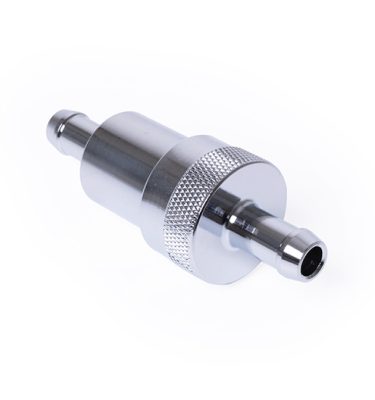 Chrome Aluminum 2-Piece Inline Fuel Filter