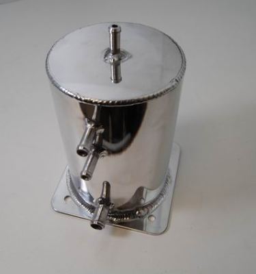 Fabricated alum fuel surge tank 4.2 pints