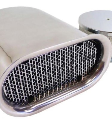 Plain Polished Mini Hillborn Style Aluminum Air Scoop