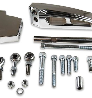 BBC Billet Passenger Side A/C Bracket - Chrome