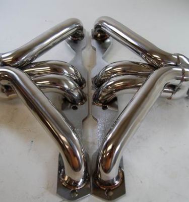 Stainless steel sbc 1955-up street header