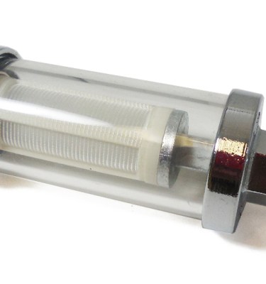Fuel filter - 3/8" inlet/outlet ea