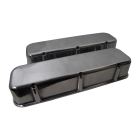 BBC Smooth Aluminum Valve Covers - Baffled - No Holes - Image 2
