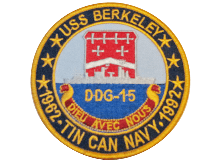 Berkeley Tin Can Patch - USS BERKELEY ASSOCIATION Berkeley twp patch