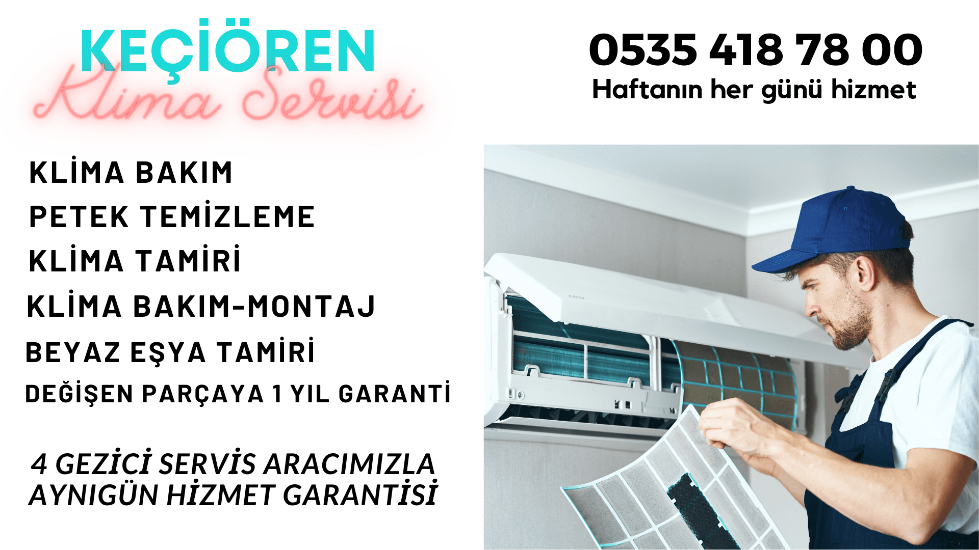 KEÇİÖREN KLİMA SERVİSİ