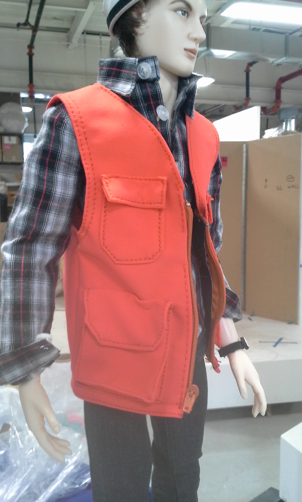 Miner for Department store Chile, fall 2014, body construction, costumes