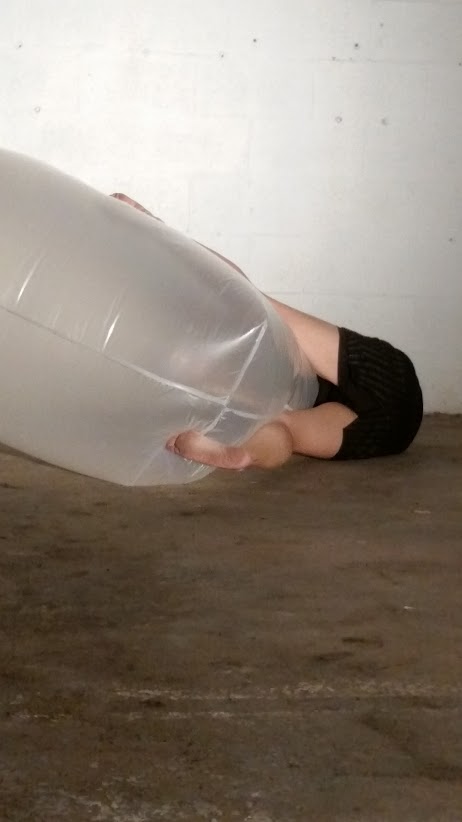 veronica with plastic