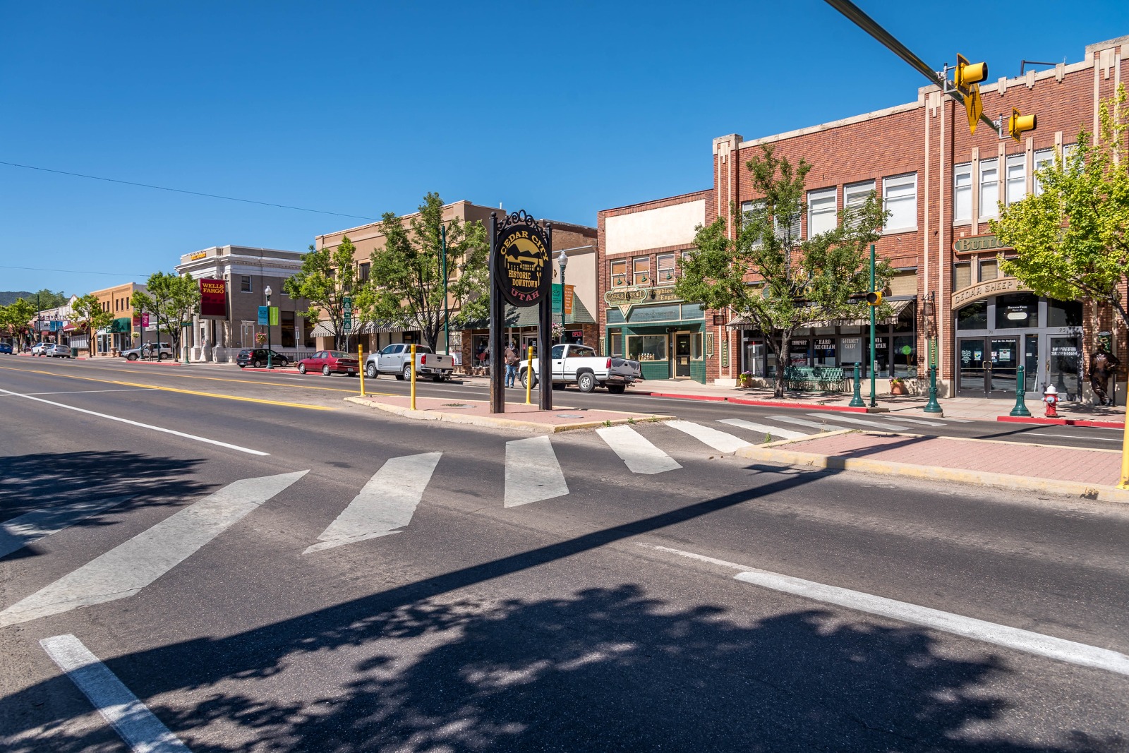 View of Cedar city in Utah