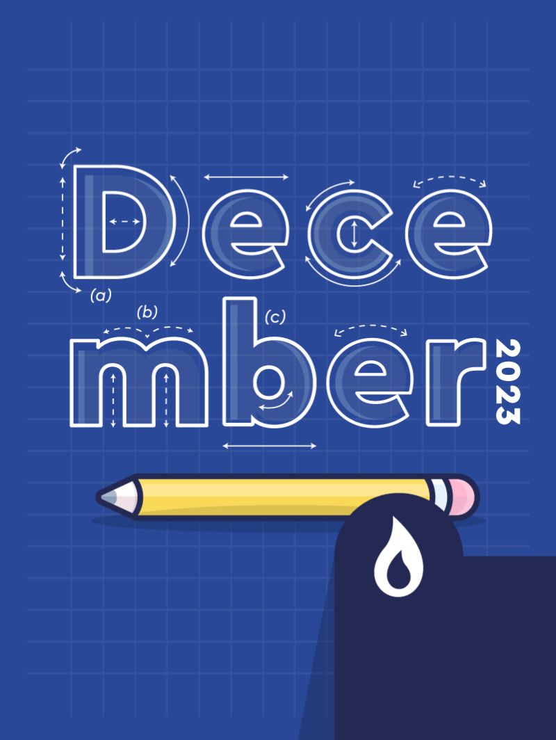 The Update December 2023 - Modern Ultra HD Minimal Illustrations | Free Download