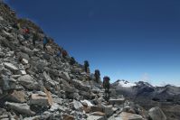 La difficulté du 2ème jour : un sac lourd et l'altitude