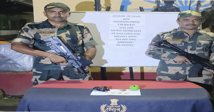 Gold Biscuits Recovered | কয়েক লক্ষ টাকার সোনার বিস্কুট উদ্ধার বিএসএফের