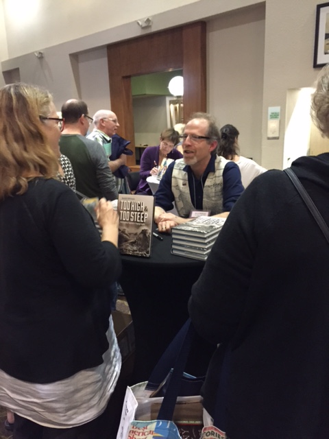 David B. Williams, author of "Too High and Too Steep," speaks to booksellers at PNBA.