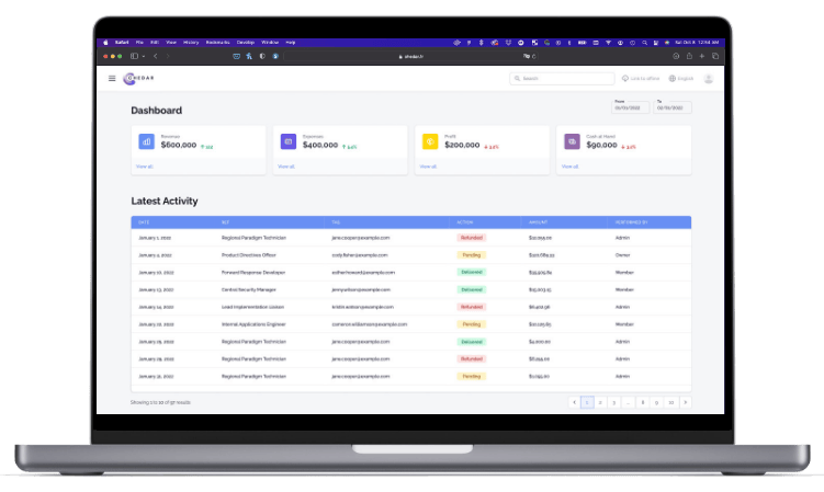 Chedar-Dashboard