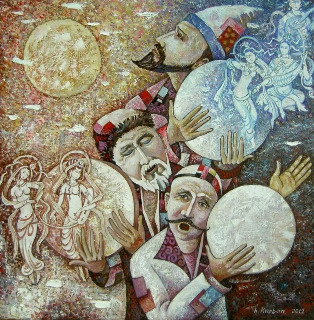 Kazakhstani Uyghur Artist Hashim Kurban Holds Exhibition in Virginia