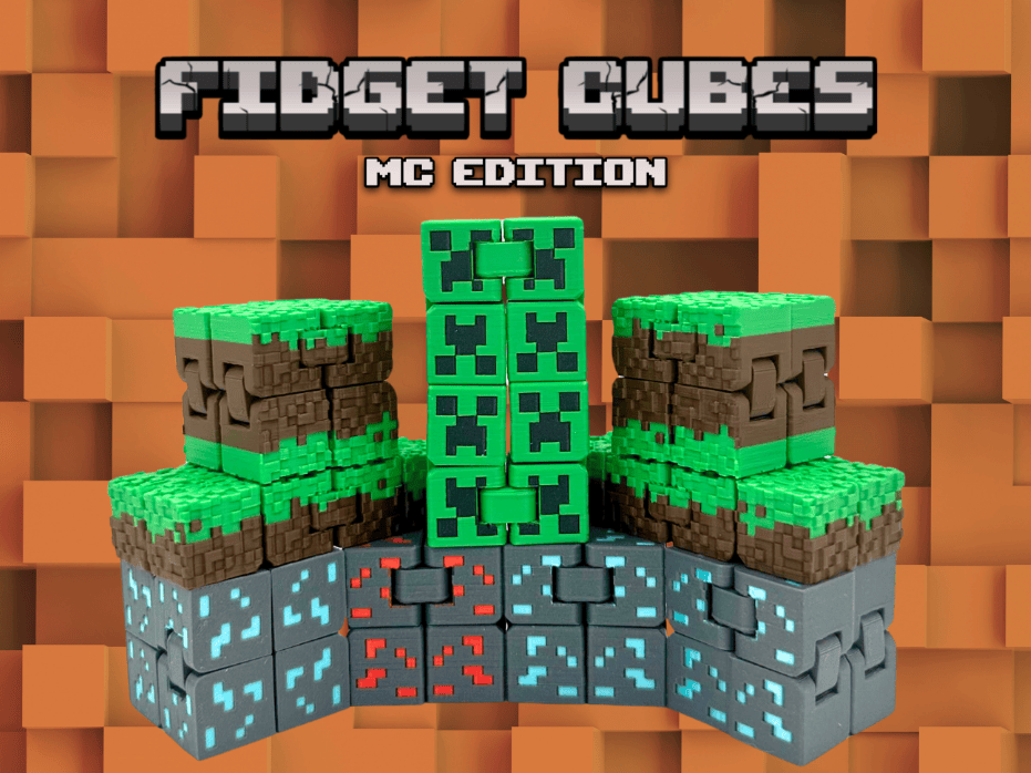 Minecraft Temalı Sonsuzluk Küpü (50 Adet)