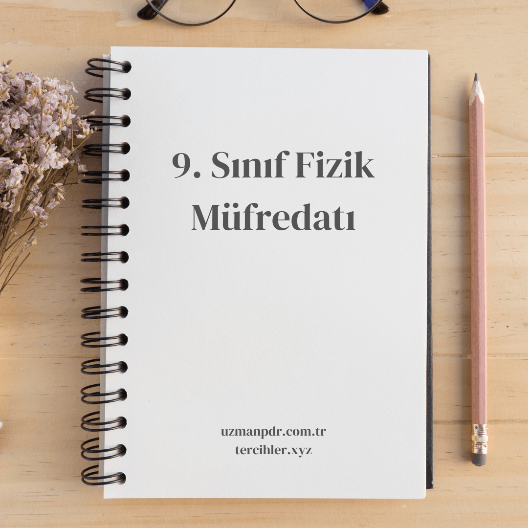 9. Sınıf Fizik Müfredatı